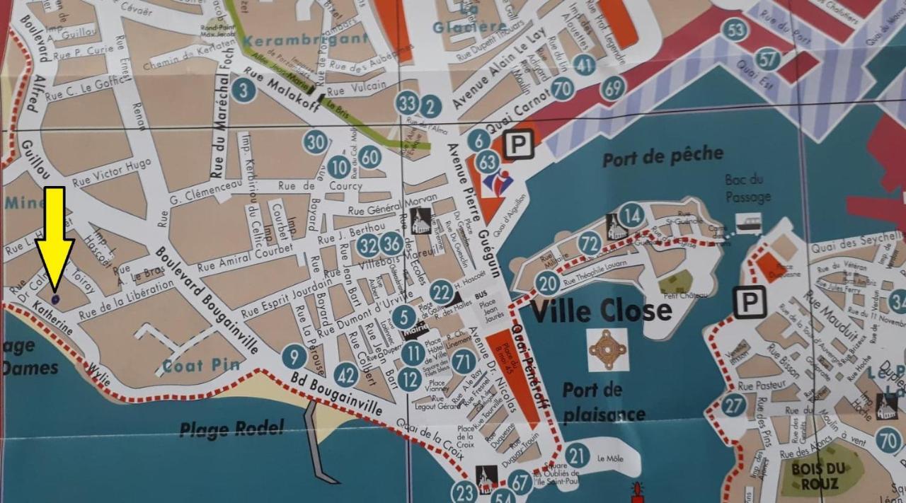 Studio Face A La Mer Concarneau Exteriér fotografie
